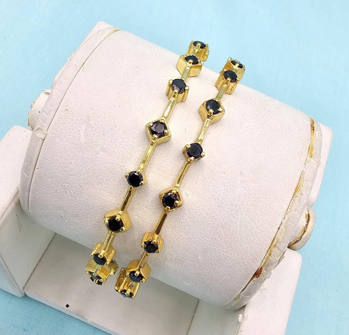 Black Stone silver set