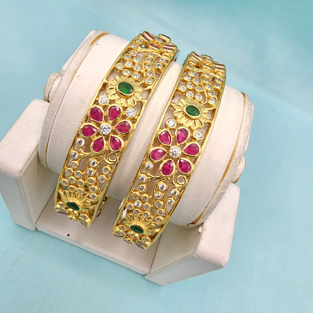 2.6 Silver Nakshi bangles