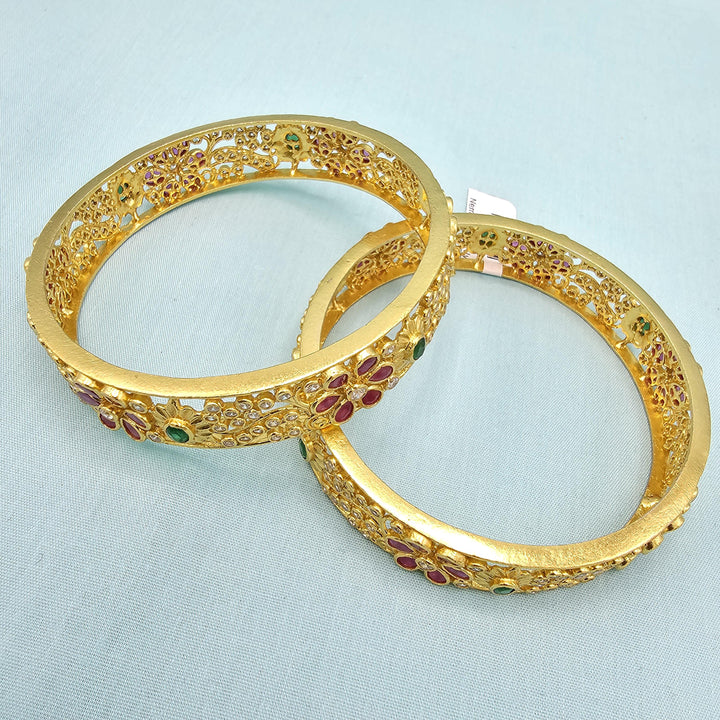 2.6 Silver Nakshi bangles