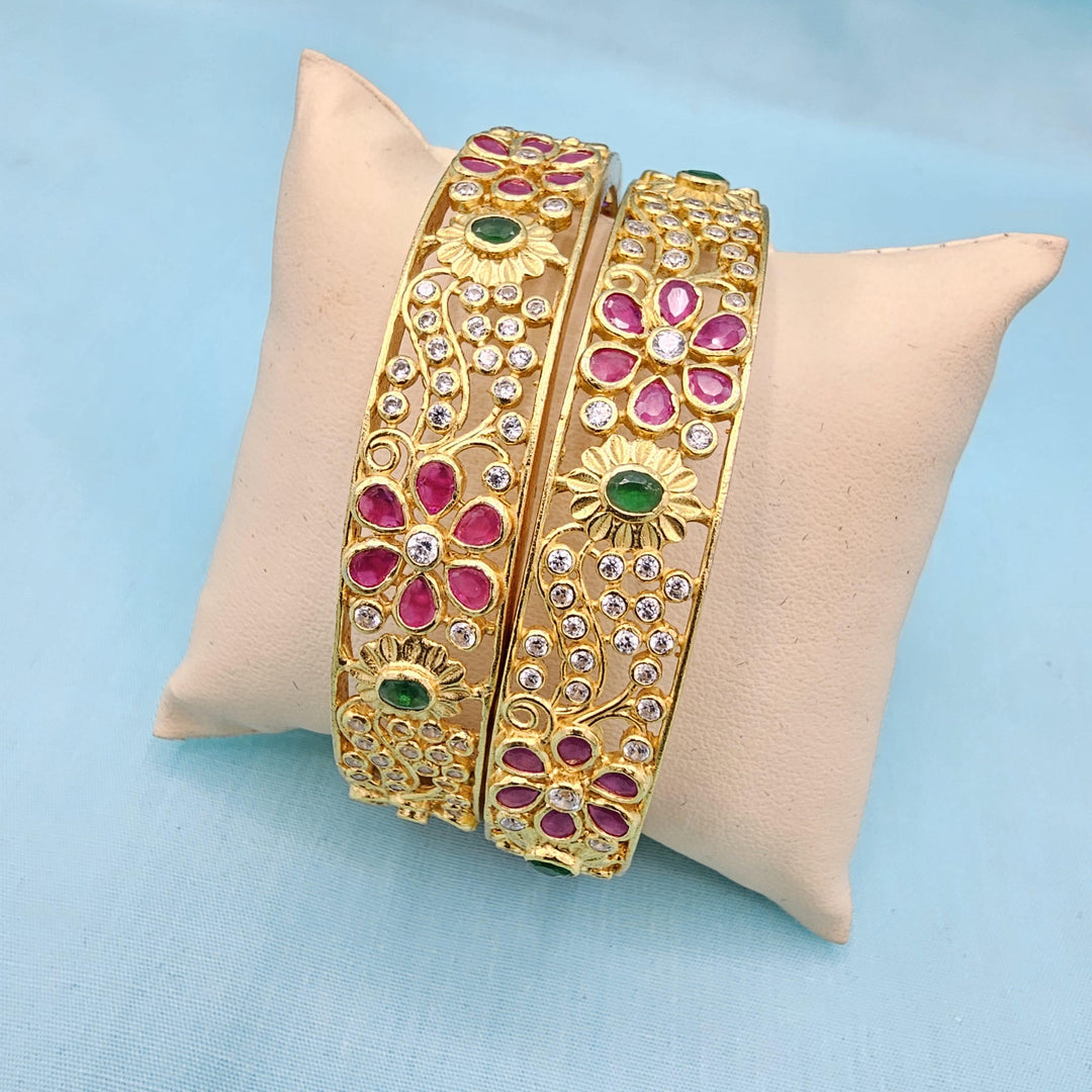 2.6 Silver Nakshi bangles