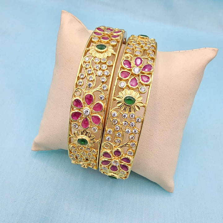 2.6 Silver Nakshi bangles