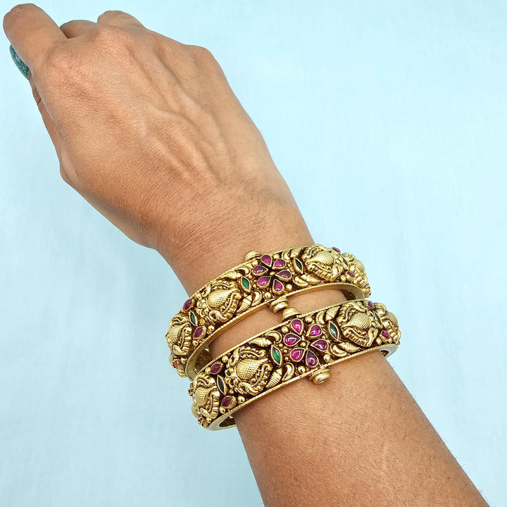 92.5 Silver TEMPLE  bangles