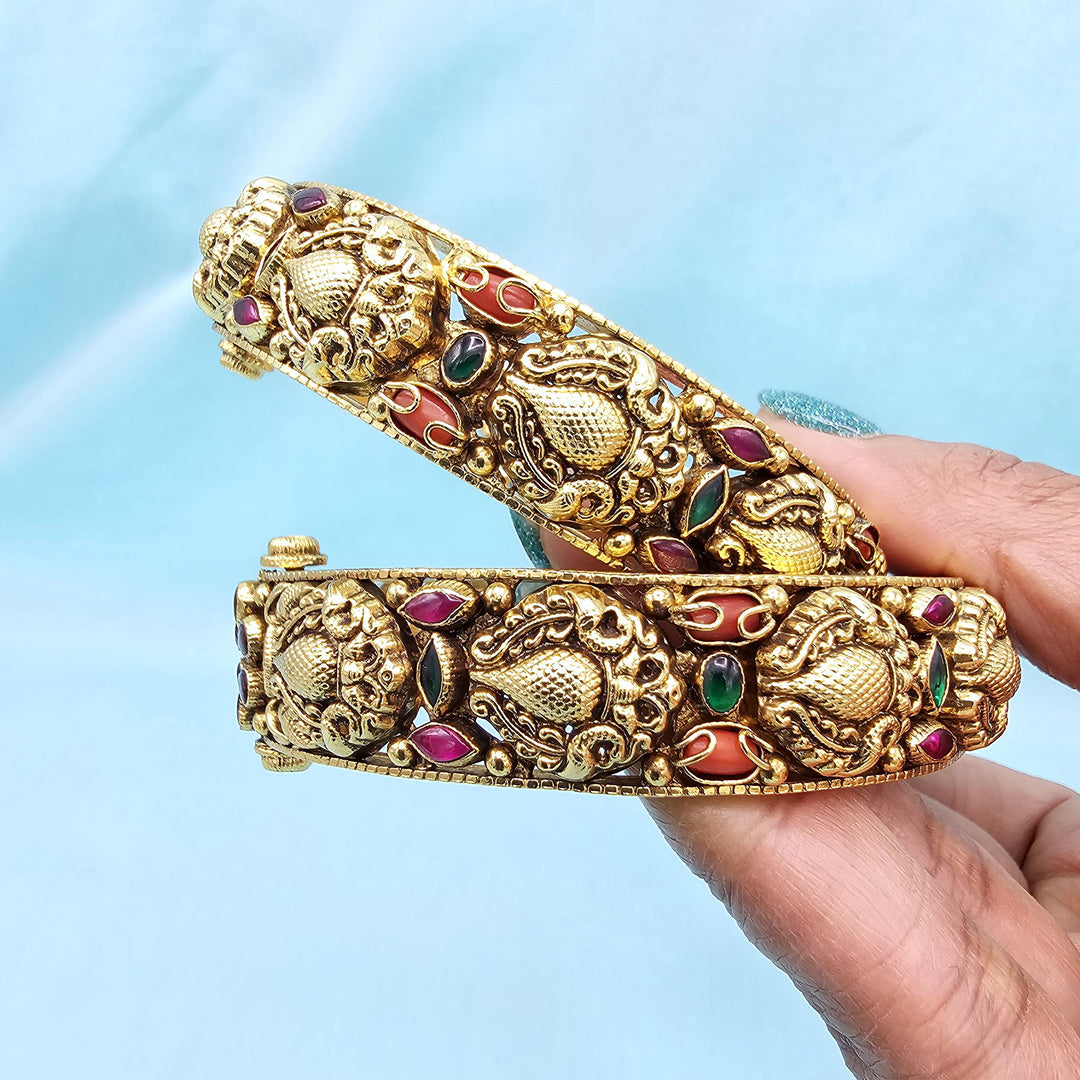 92.5 Silver TEMPLE  bangles
