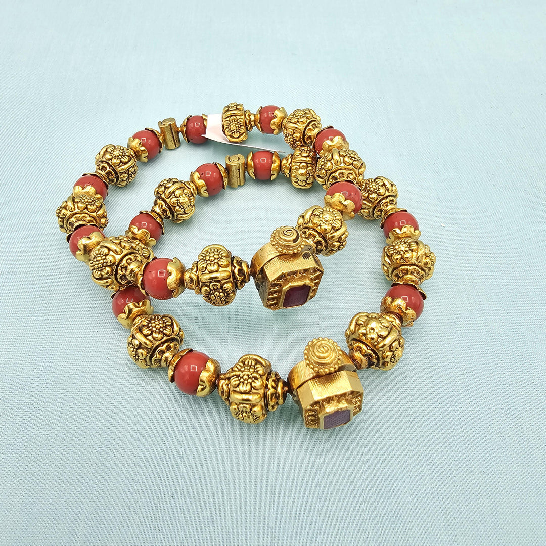2.4 coral openable bangles