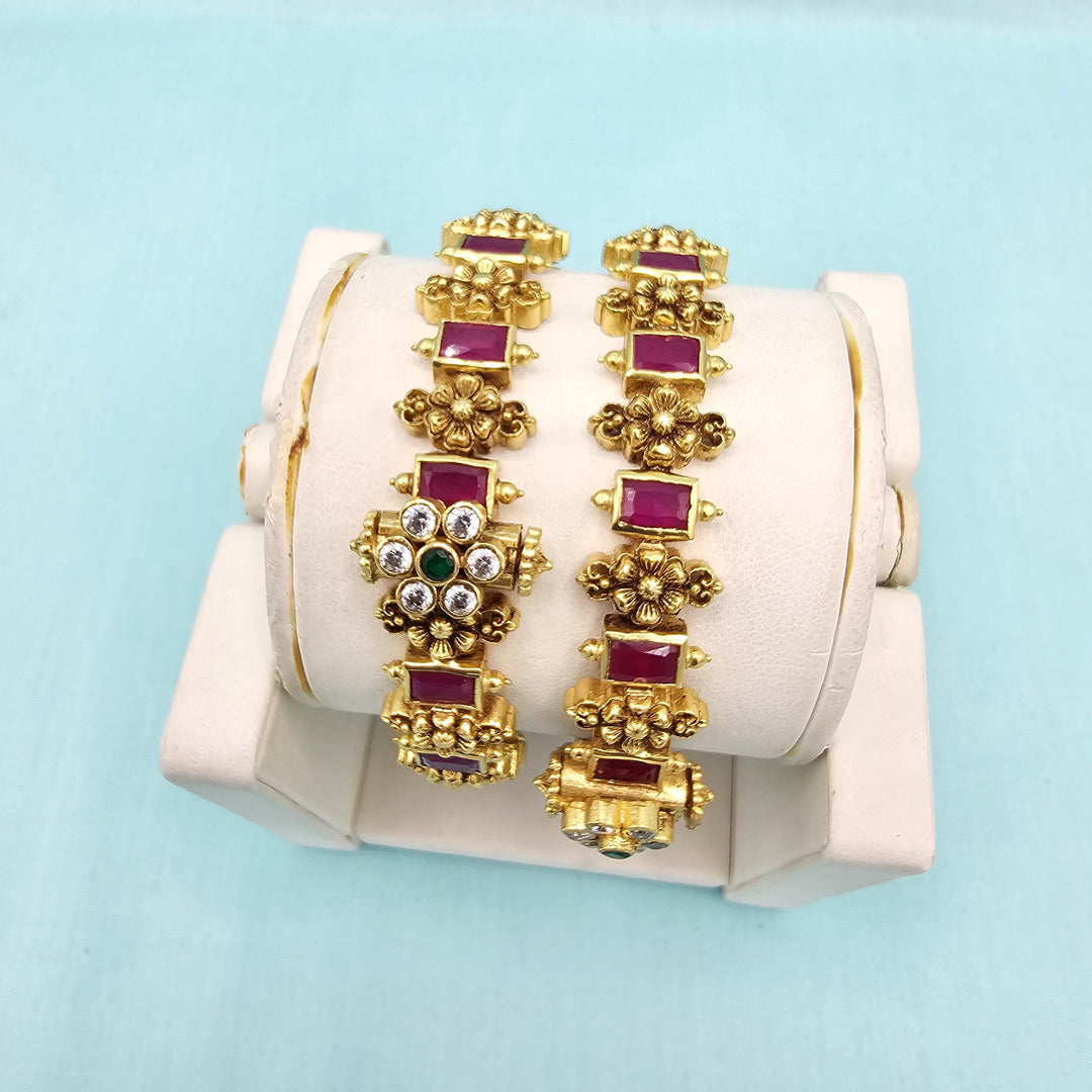 2.2 Ruby nakshi bangles