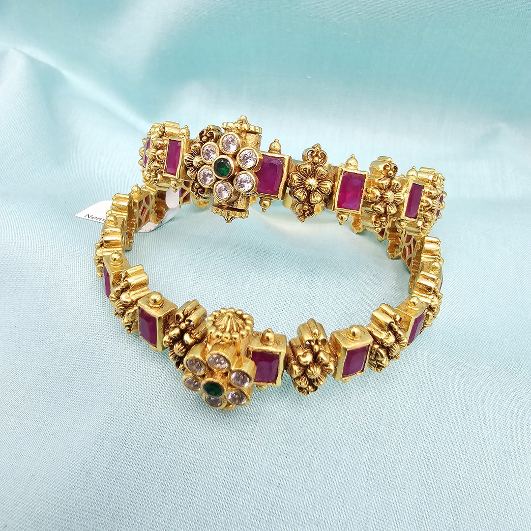 2.2 Ruby nakshi bangles