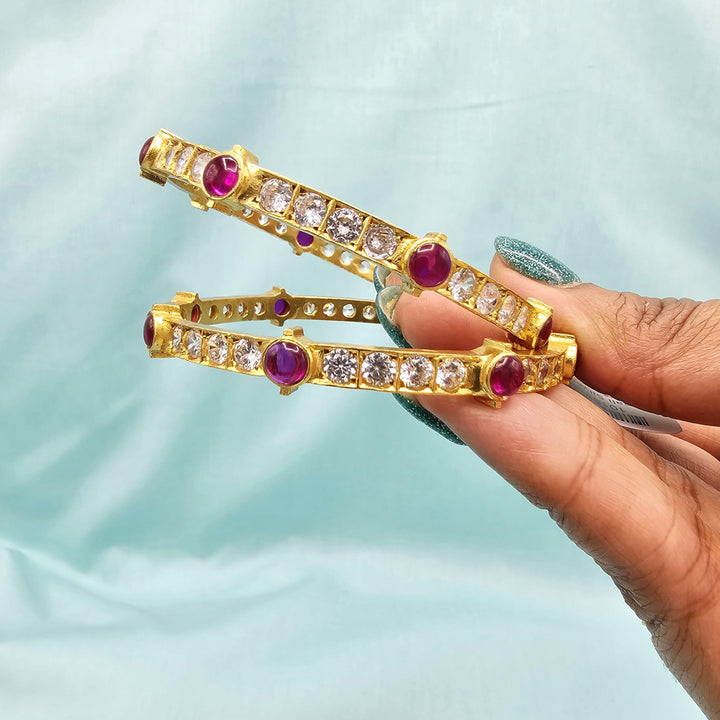 2.4 CZ Ruby bangles