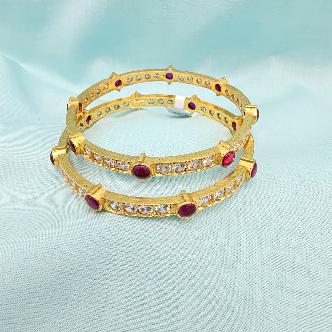 2.4 CZ Ruby bangles