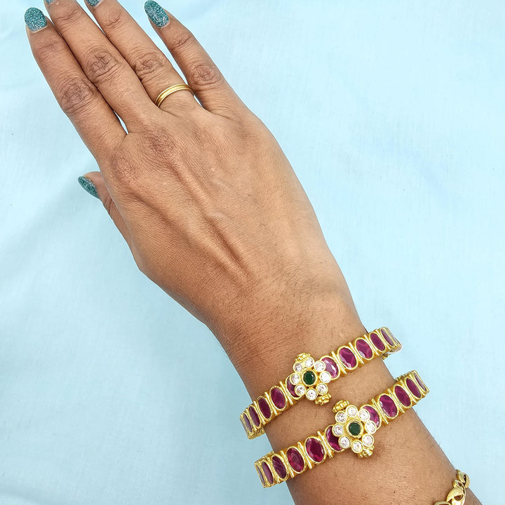 92.5 Ruby pink bangles
