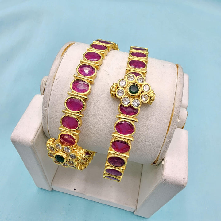 92.5 Ruby pink bangles