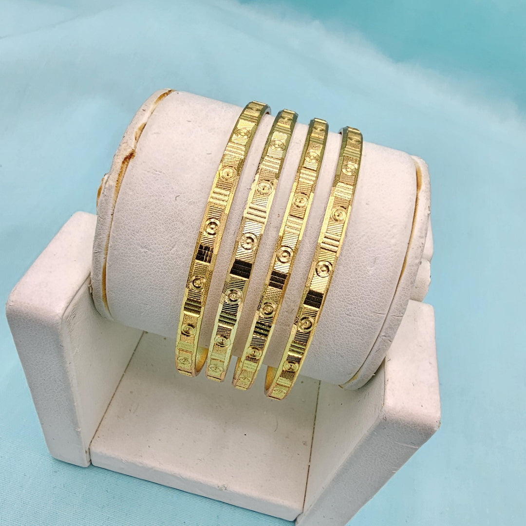 2.4sz Silver Plain bangles