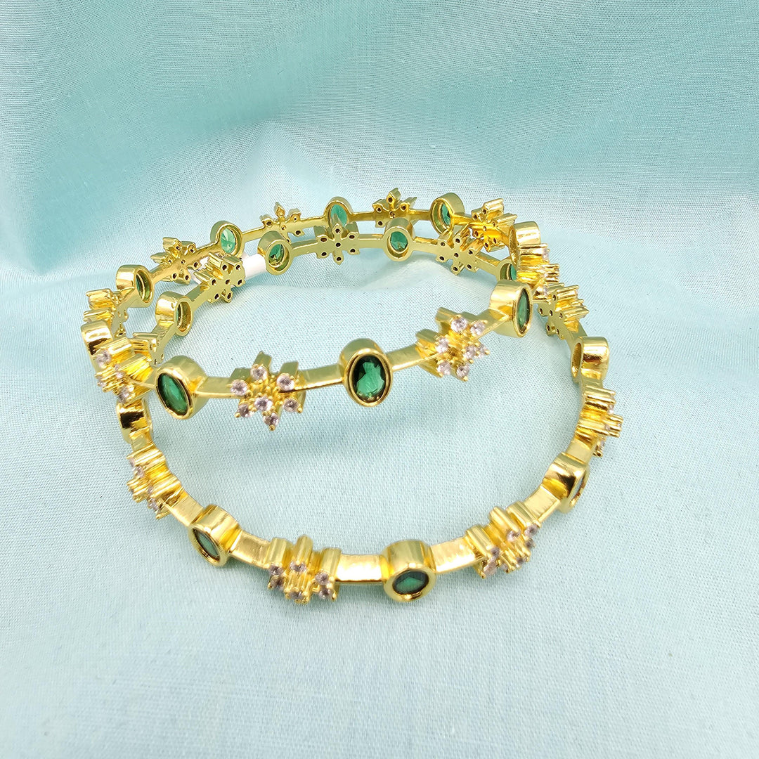 92.5 Emerald CZ bangles