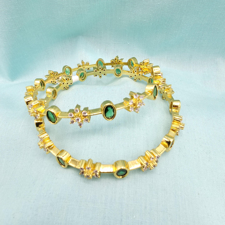 92.5 Emerald CZ bangles