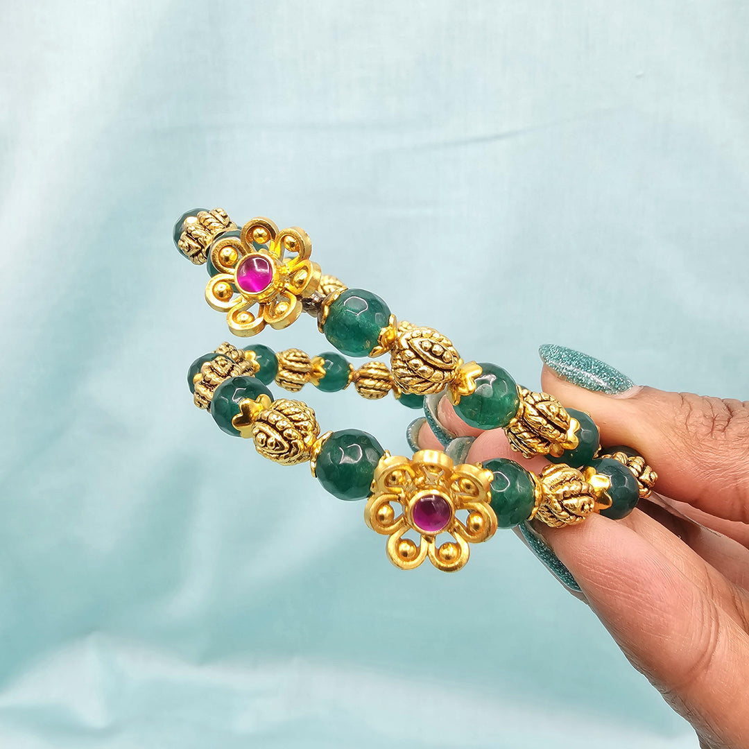 2.8 Openable green beads