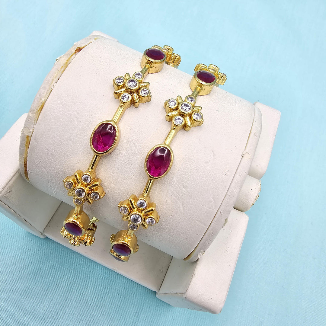 2.6 Silver Ruby BangleS