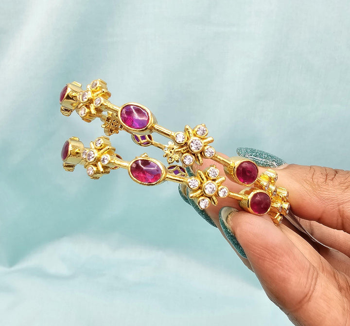 2.6 Silver Ruby BangleS