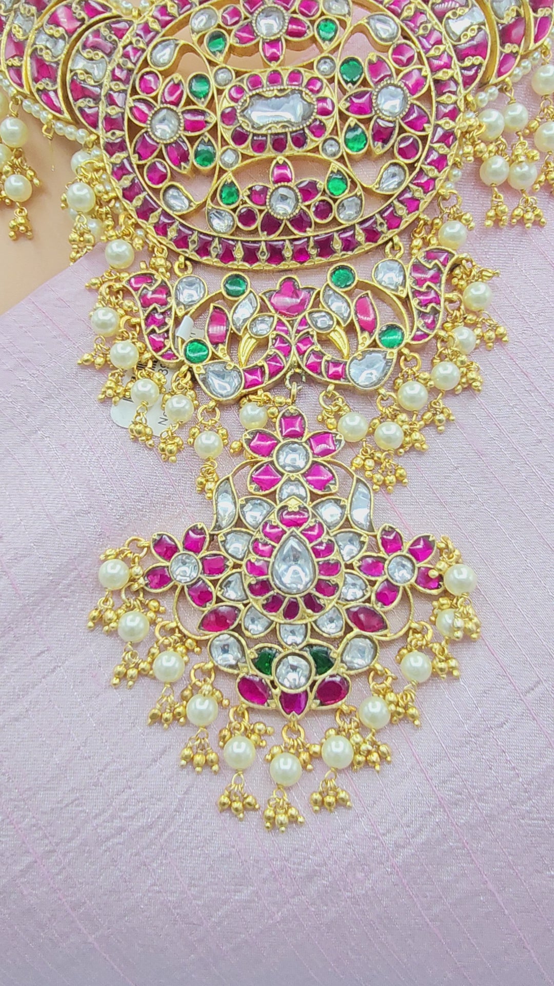 Silver Kundan Bridal Necklace