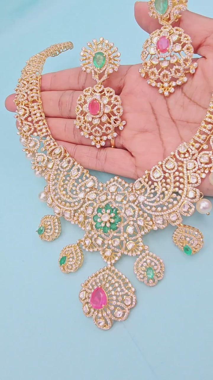 Polki Necklace Set