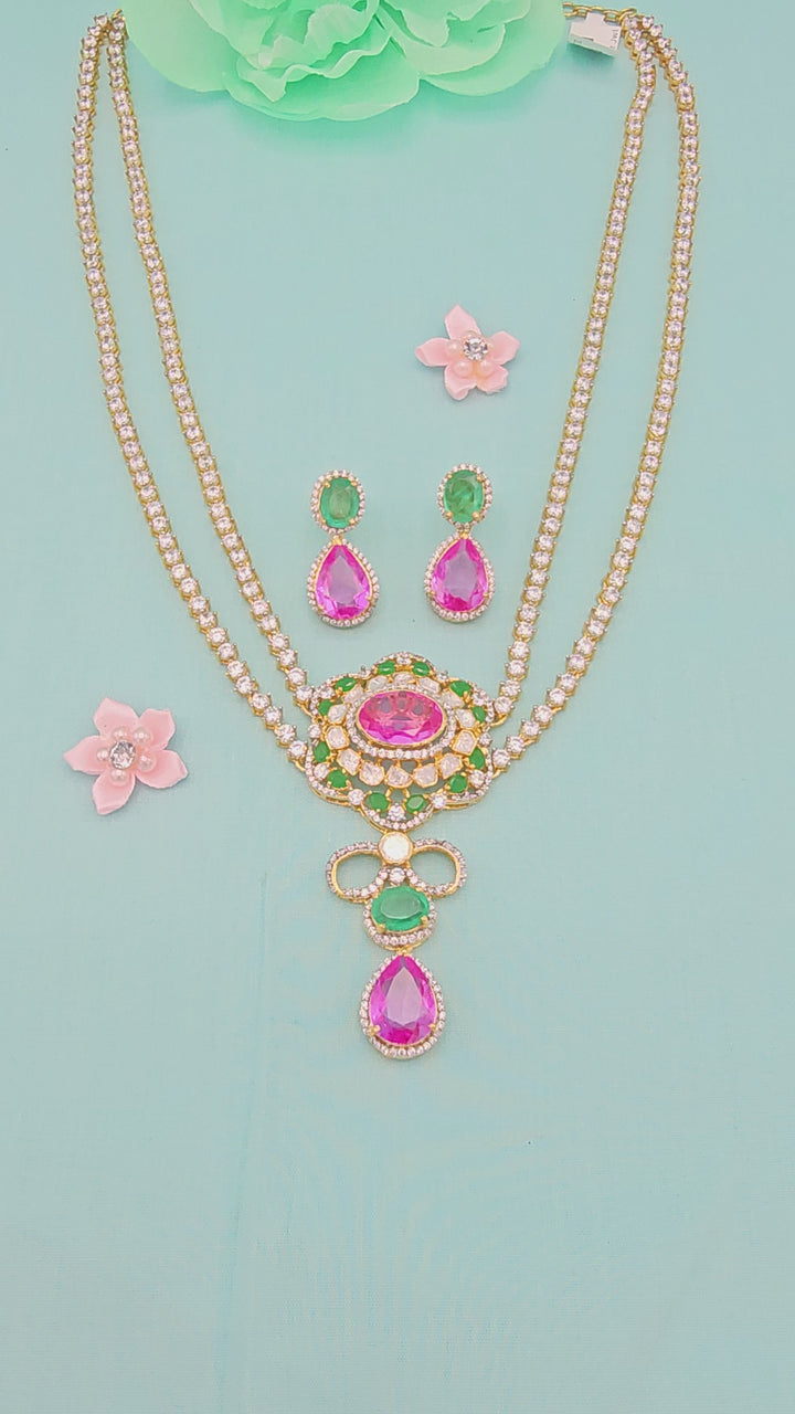 Pink Sapphire Necklace