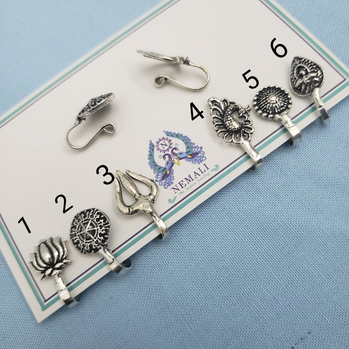 Oxidized Nose Stud